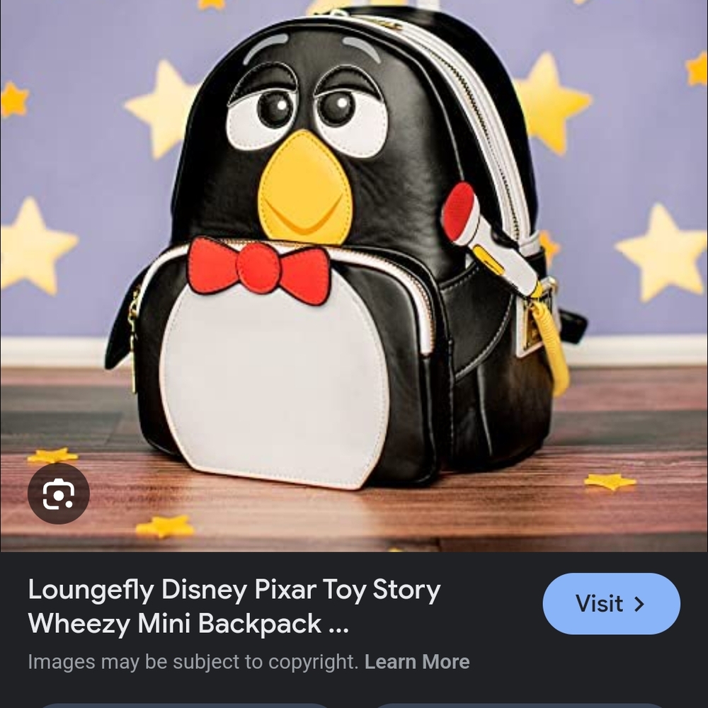 Loungefly Disney Pixar Toy Story Wheezy Mini Backpack